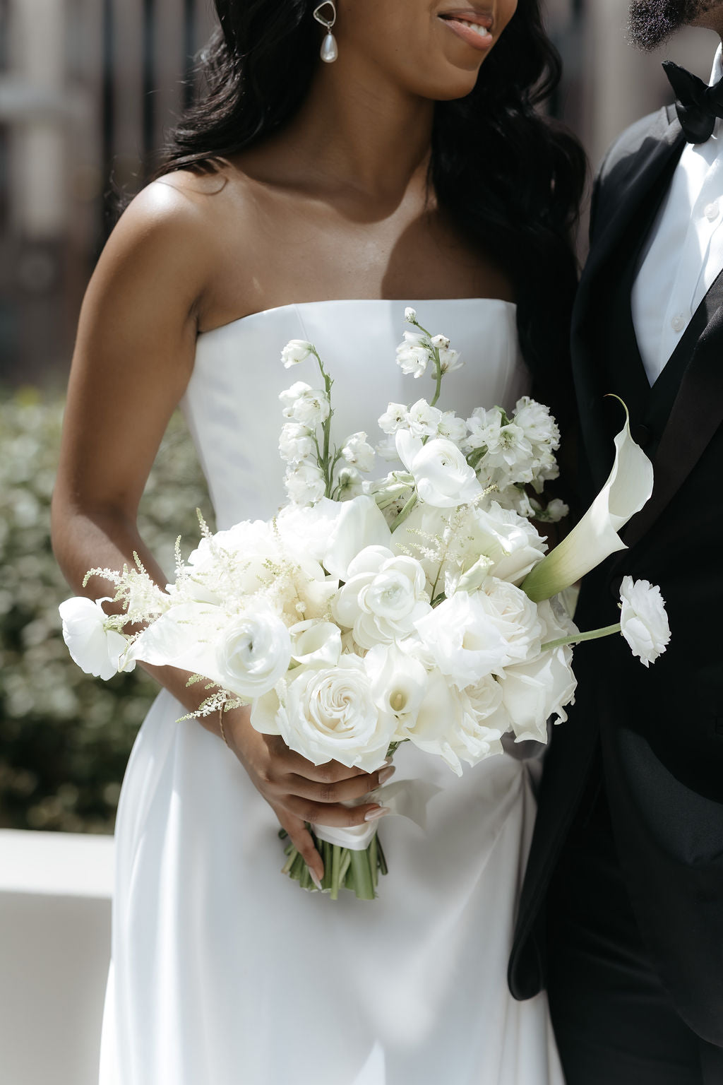 Wedding Earrings — Bethlehem & Verdell — A Magical Chicago Cultural Center Wedding