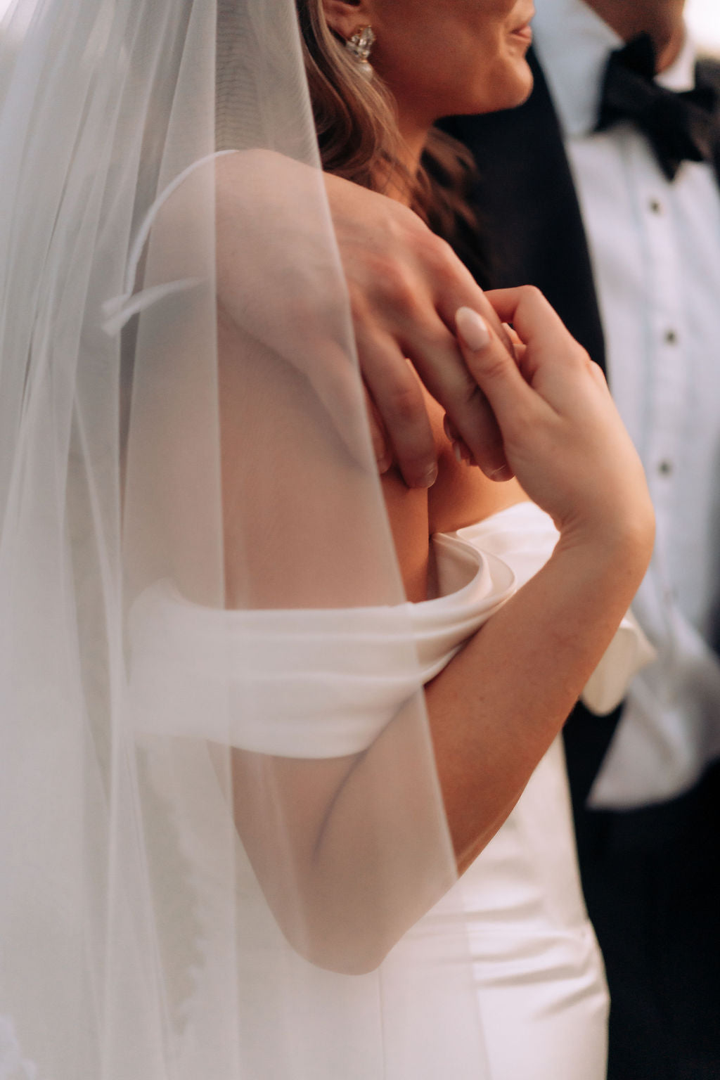 Wedding Earrings — A Wholesome Hinterland Celebration: Alyssa & Jeremy’s Vintage-Inspired Vineyard Wedding