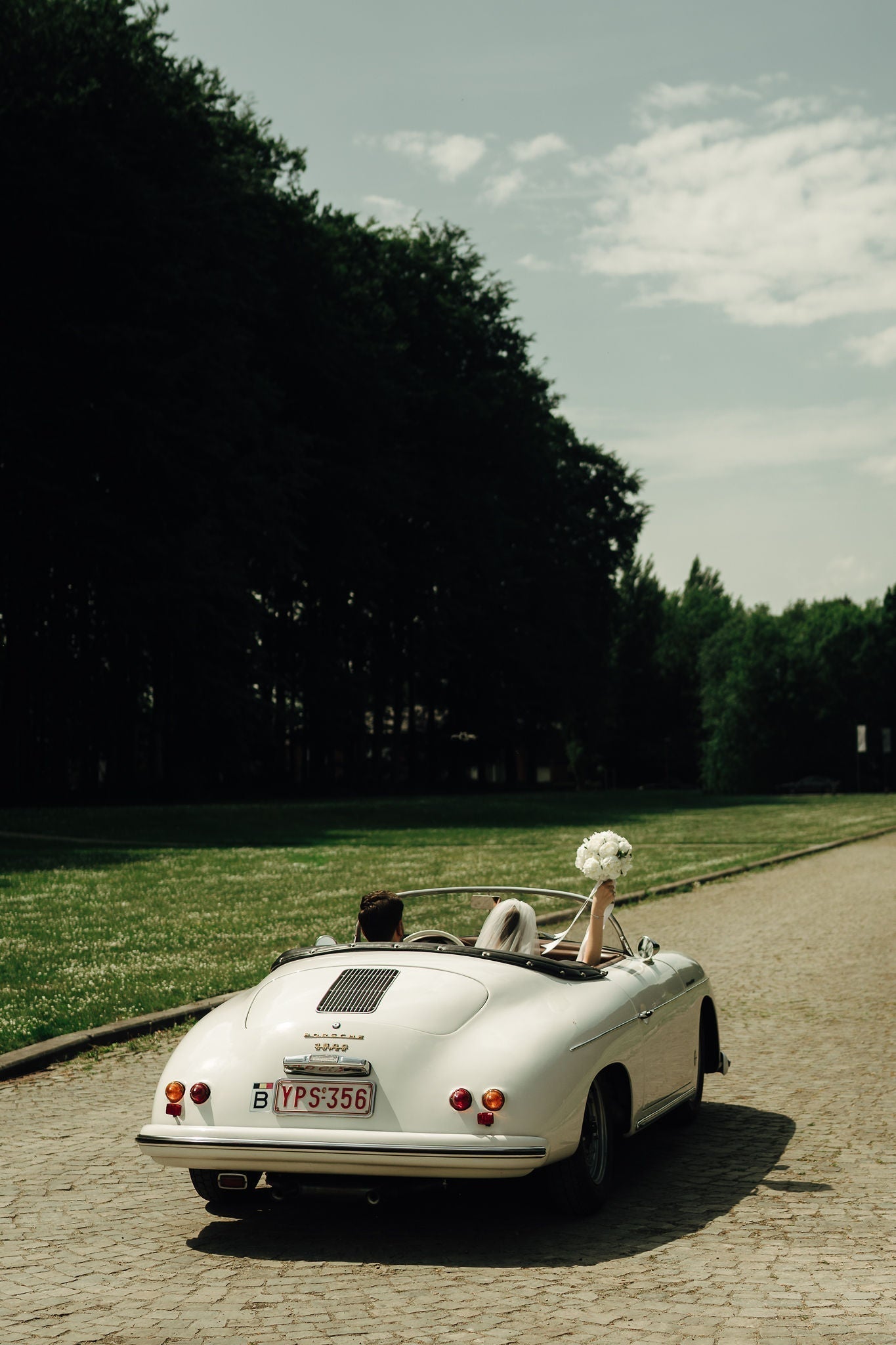 Wedding Earrings — Mathilda & Joé’s Elegant Château Wedding in Belgium