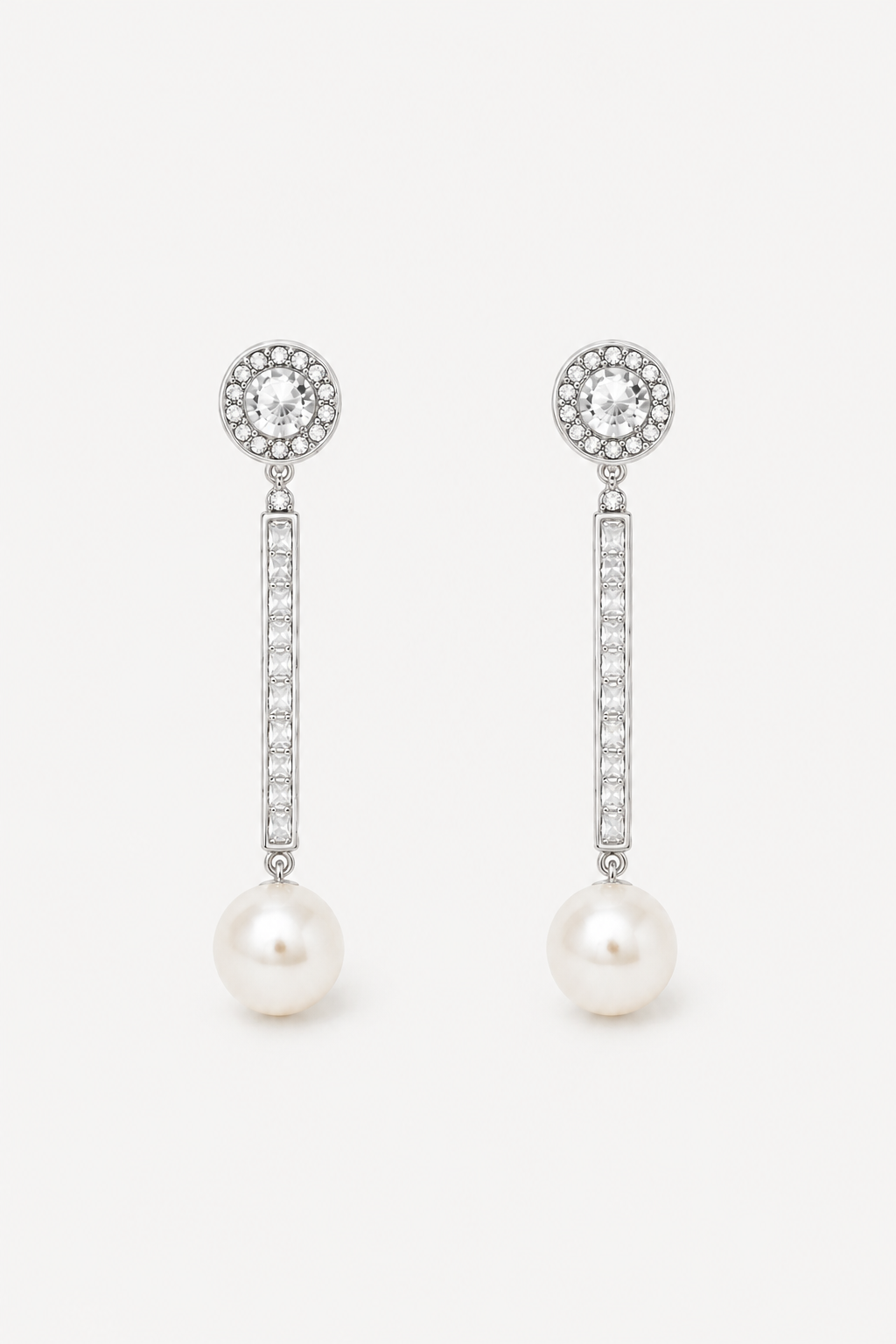 ADA - Art Deco Wedding Earrings