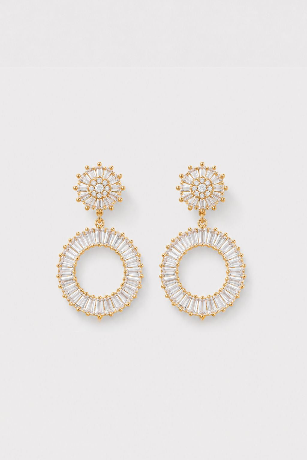 WILLOW - CRYSTAL BRIDAL EARRINGS