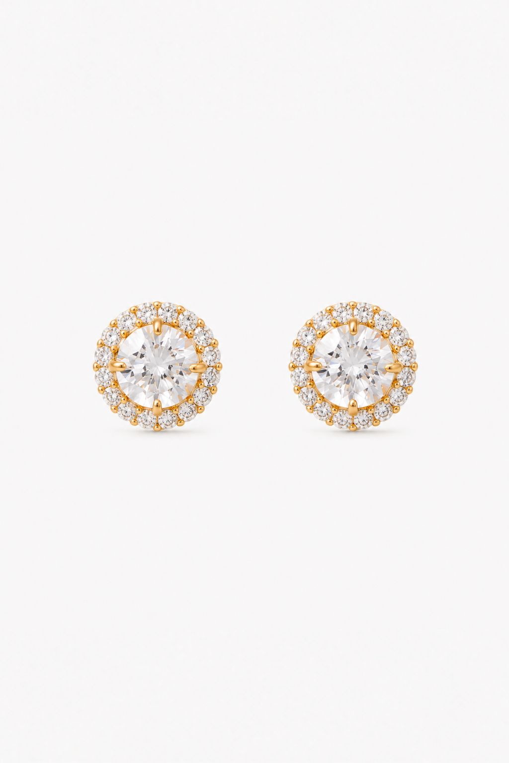 INDRA - Crystal Stud Wedding Earrings