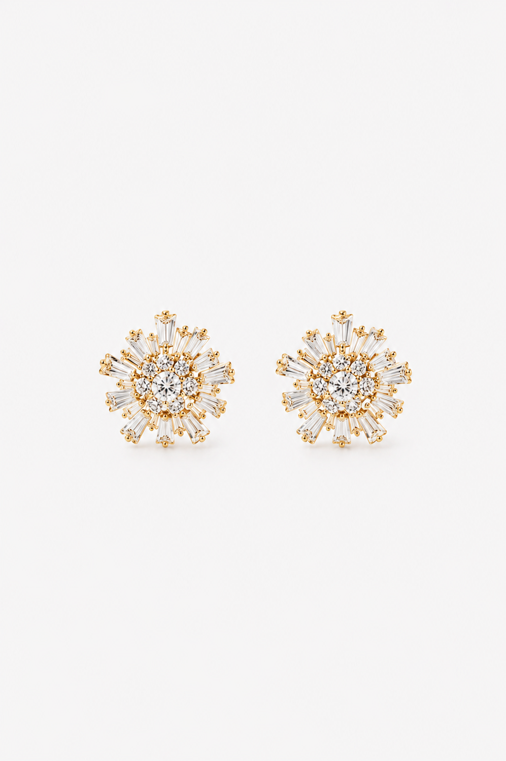 KATE - CRYSTAL STUD WEDDING EARRINGS