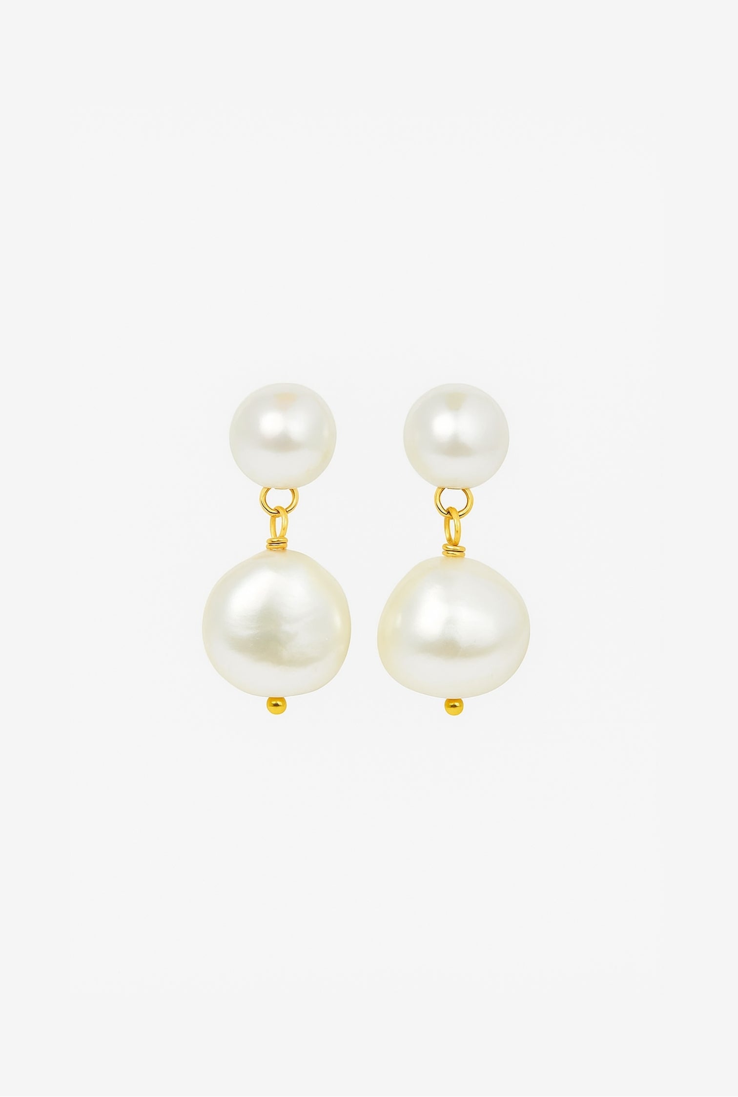 Romantic bridal jewelry - Freshwater pearl wedding earring