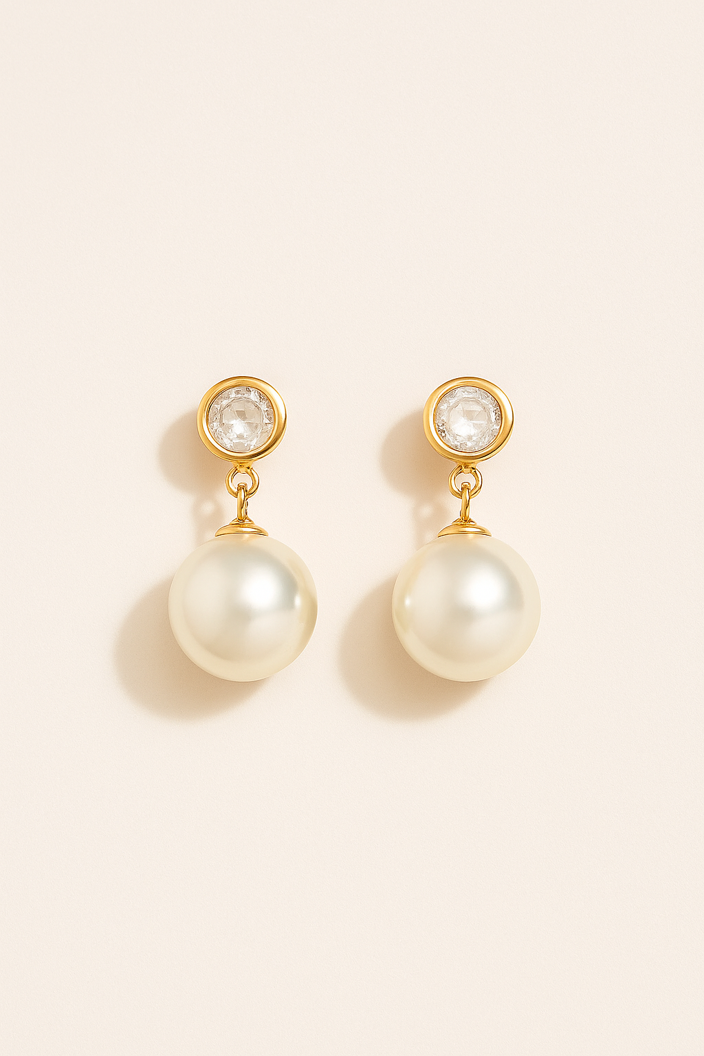 Gold Wedding Earrings LARA