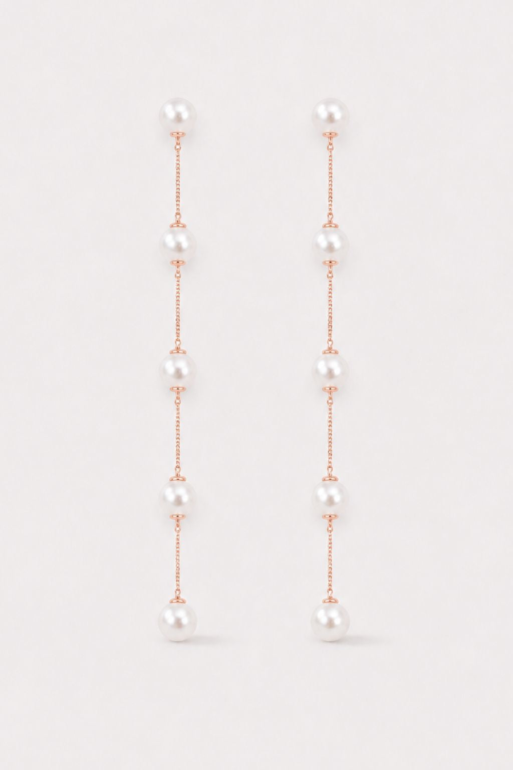 IMOGEN - LONG PEARL WEDDING EARRINGS