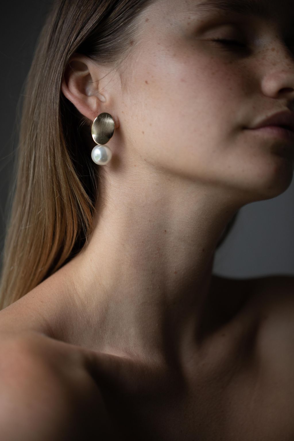 KALLISTA - PEARL WEDDING EARRINGS