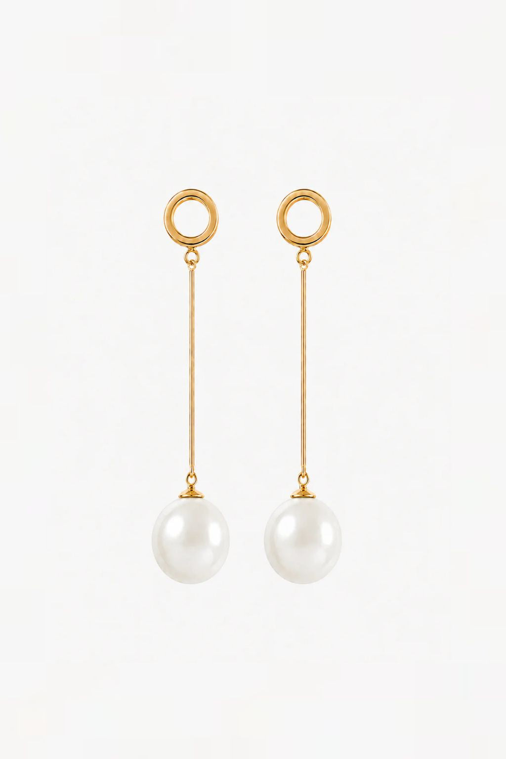 BELLA - PEARL WEDDDING EARRINGS