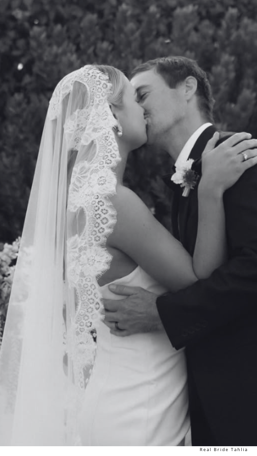 FLORAL LACE MANTILLA WEDDING VEIL