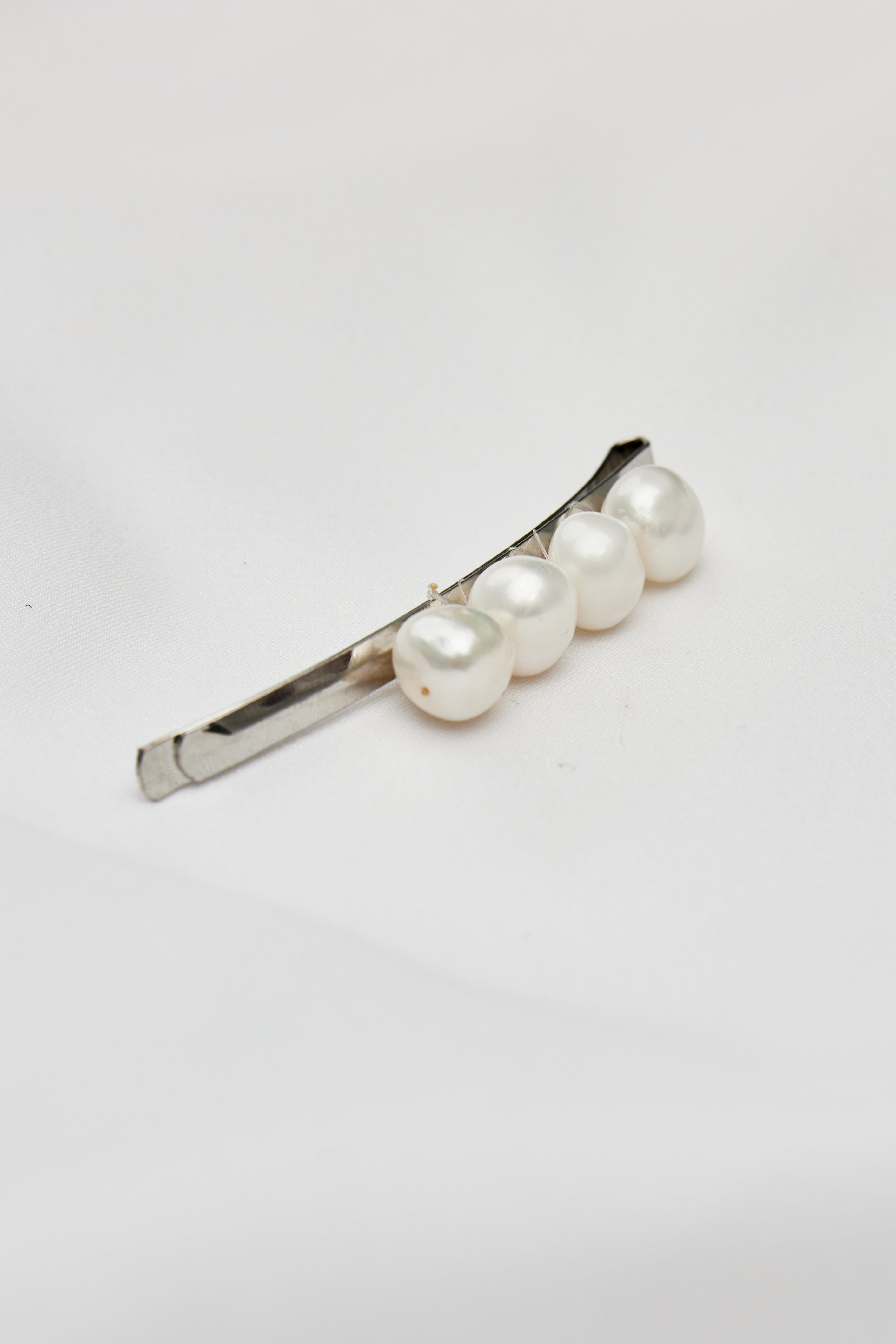 Silver Freshwater Pearl Wedding Hair Accessories