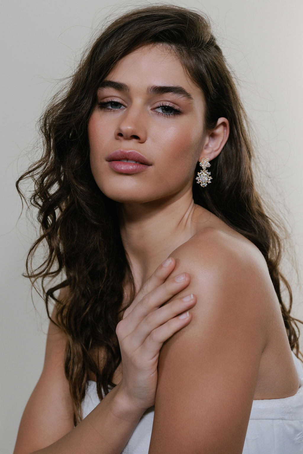 Statement Wedding Earrings by Amélie George bridal