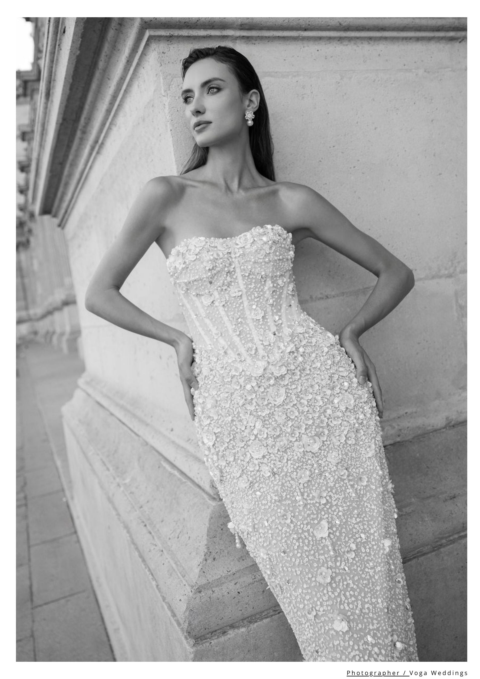 Wedding Earrings - Gold Crystal Bridal Earrings with pearl