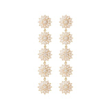 Boho Earrings Wedding by Amelie George Bridal, Gold Modern Wedding Jewellery