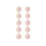 Boho Earrings Wedding by Amelie George Bridal, Rose Gold Modern Wedding Jewellery