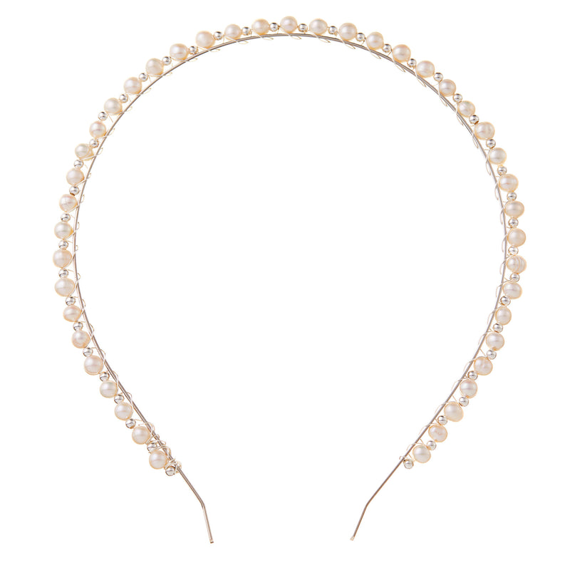  Gold Pearl Wedding Headband by, Amelie George Bridal