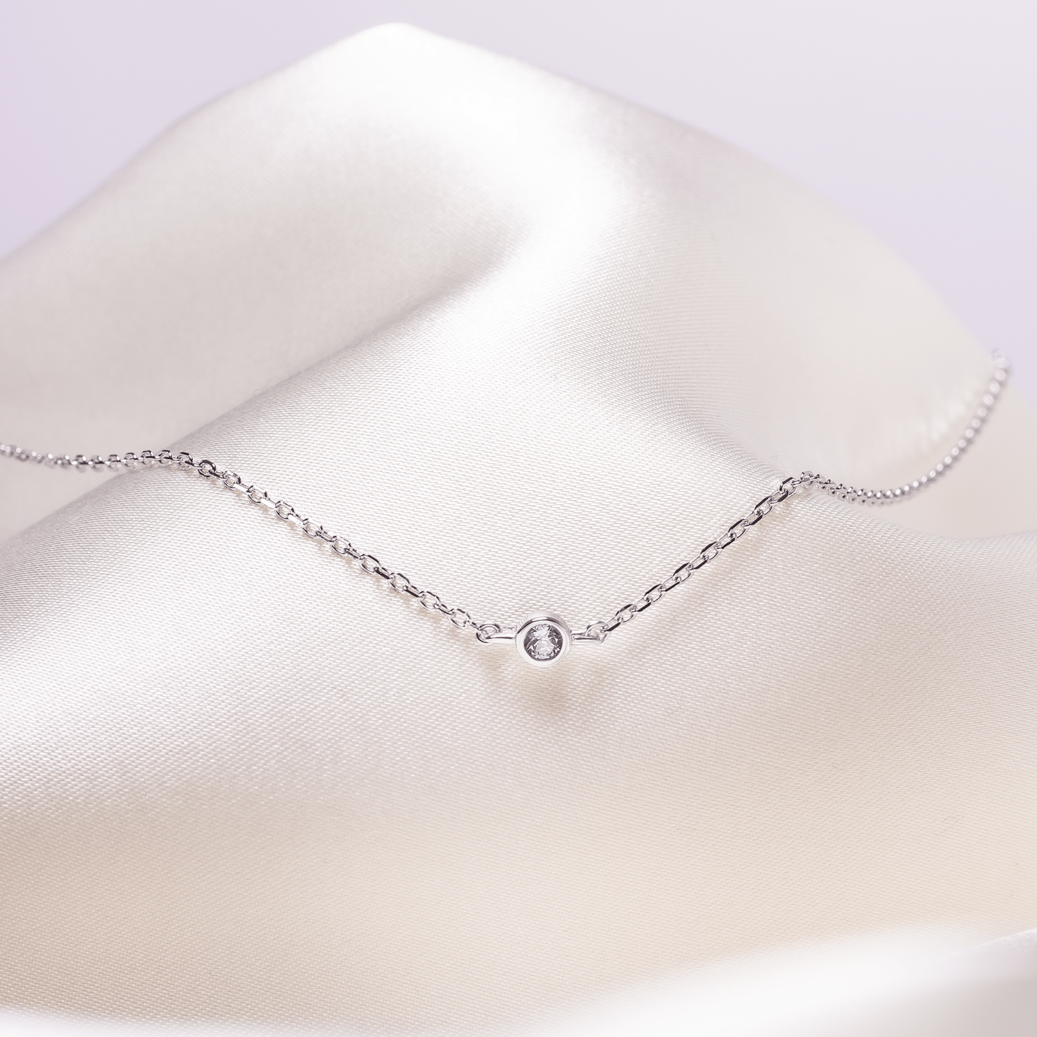 Something Blue Bridal Accessory by Amelie George Bridal, Silver Anklet
