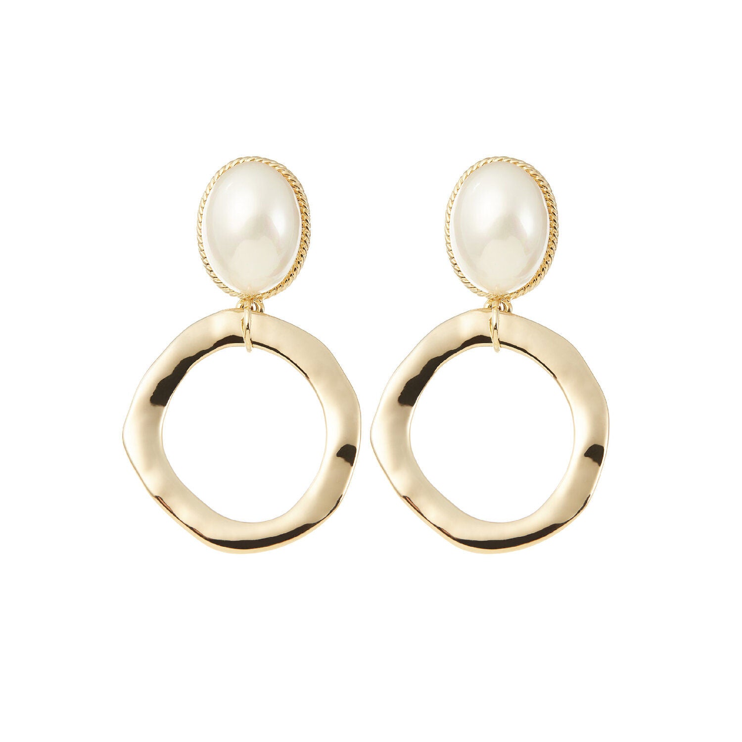 Statement Earrings Wedding in Gold by Amelie George Bridal