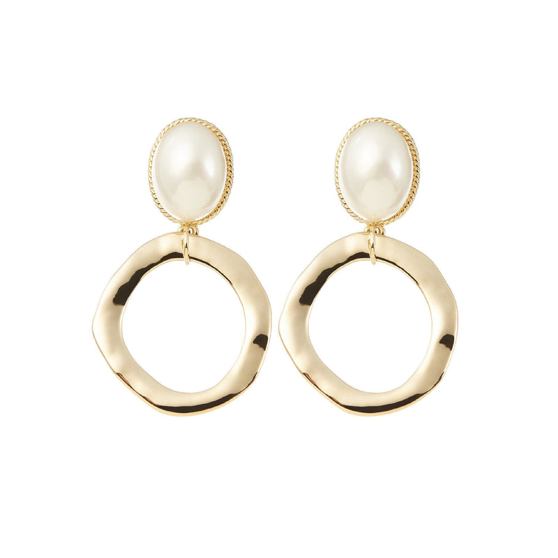 Statement Earrings Wedding in Gold by Amelie George Bridal 
