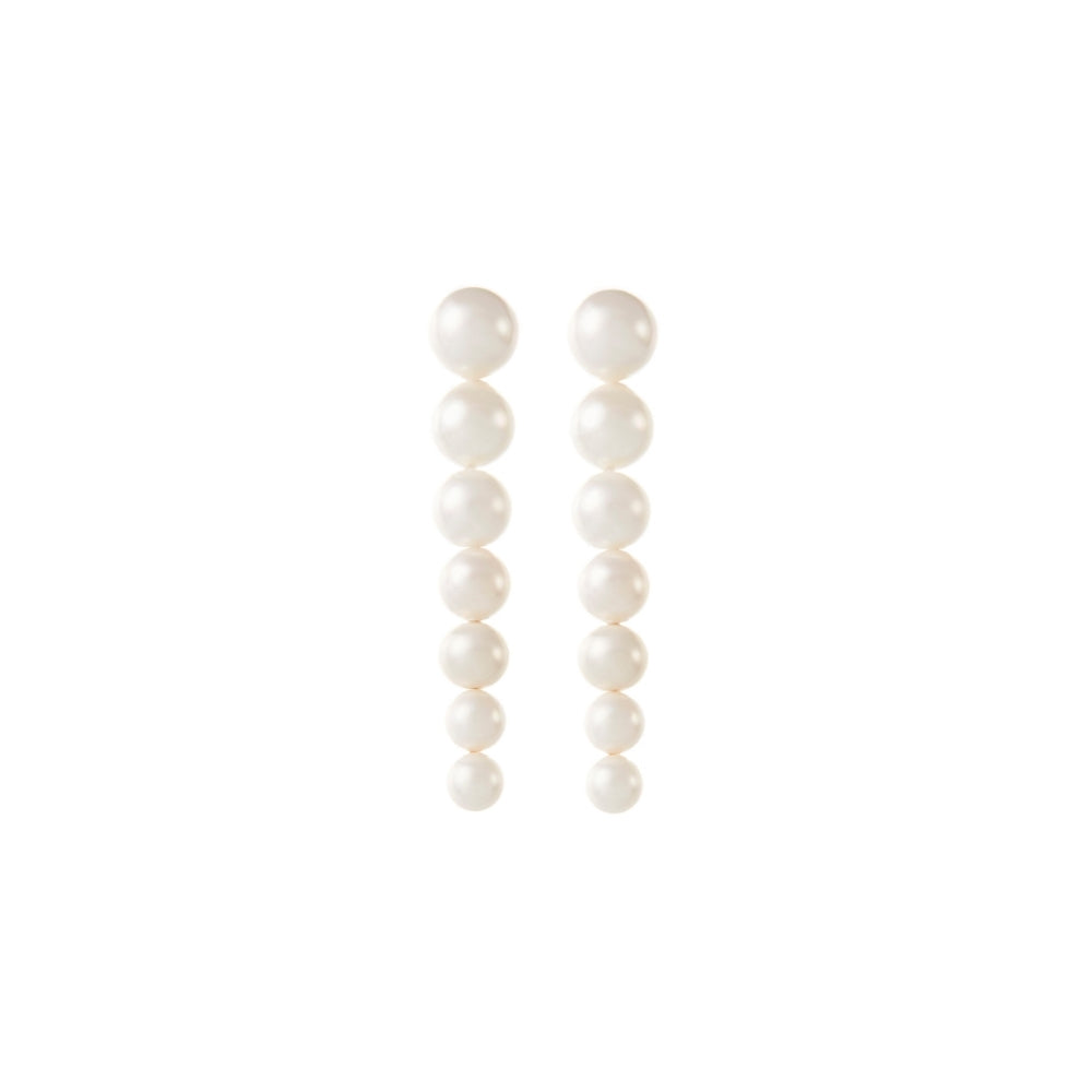 MADELINE - PEARL WEDDING EARRINGS - GOLD