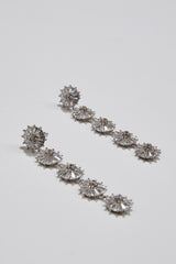 Wedding Earrings Boho by Amelie George Bridal, Silver