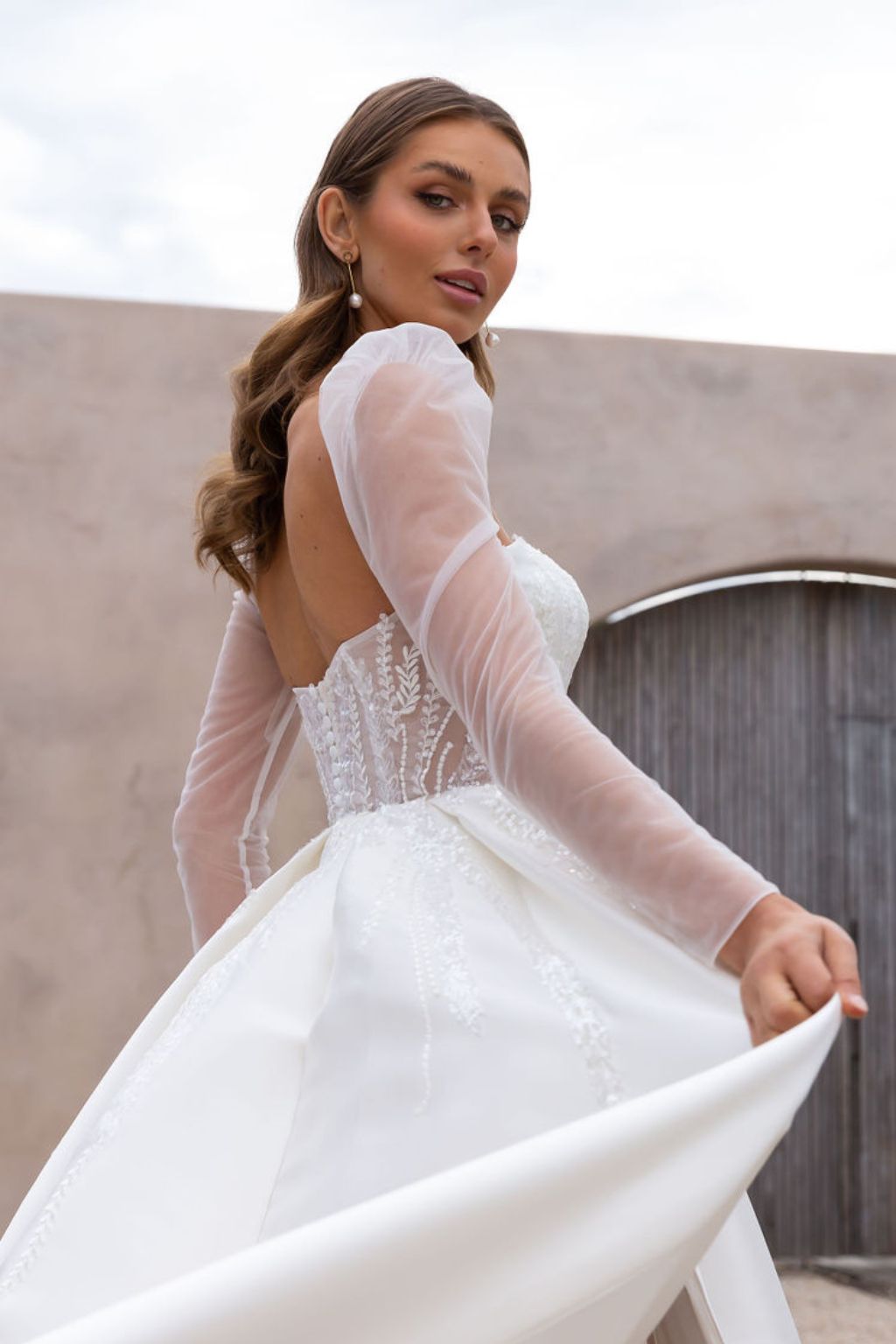Wedding Earrings pearl wedding dresses