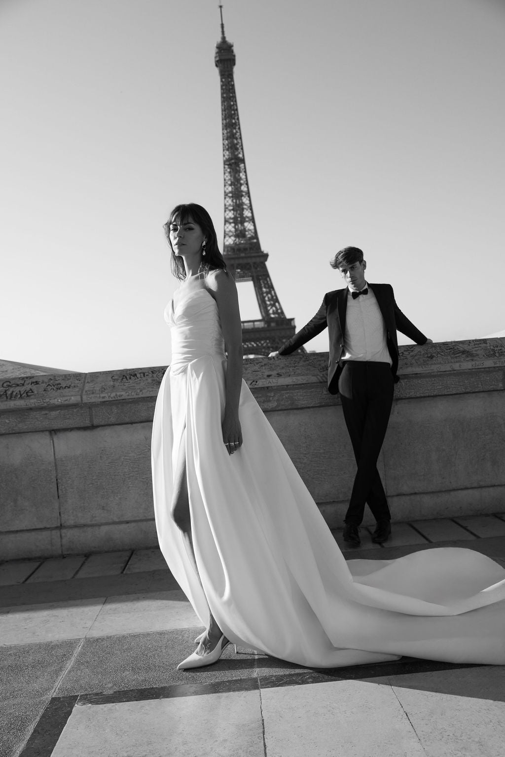 Wedding Inspiration — Paris in Pearls: Alexia & Nicholas at the Eiffel Tower by Voga Weddings