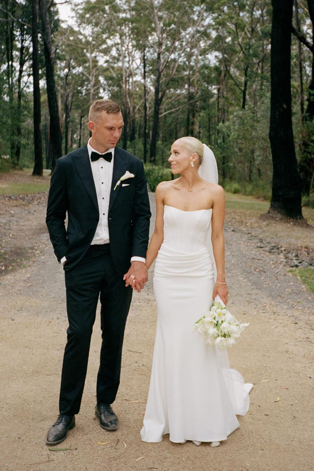 Bridal Earrings — Kristi & Tom’s South Coast Celebration as featured in VOGUE