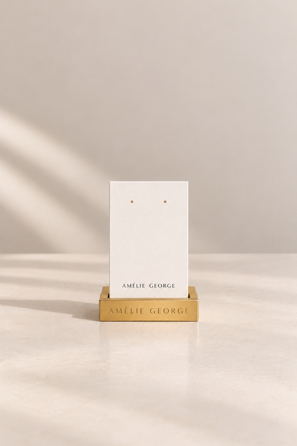 BRASS EARRING DISPLAY STAND