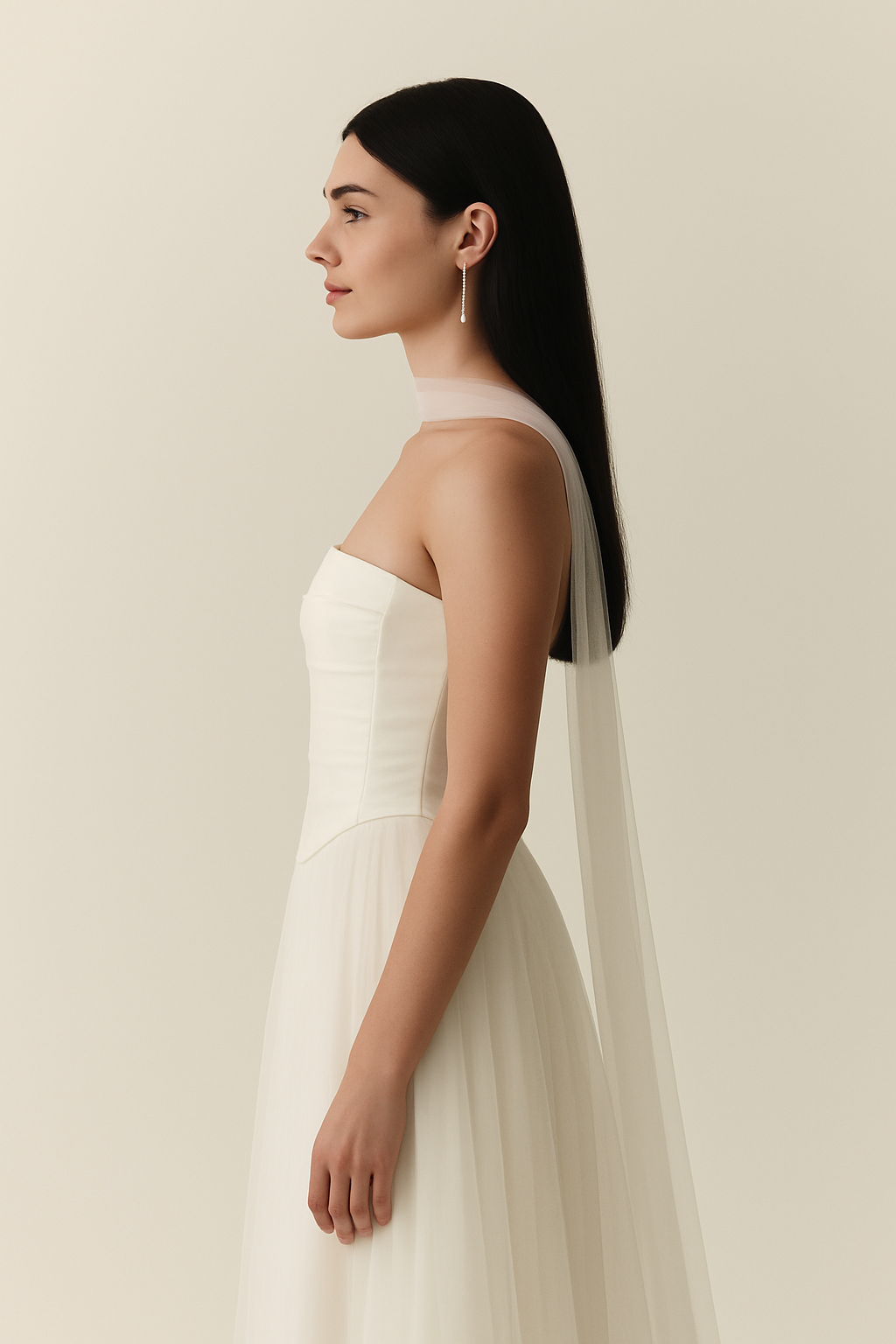 Tulle Wedding Neck Scarf