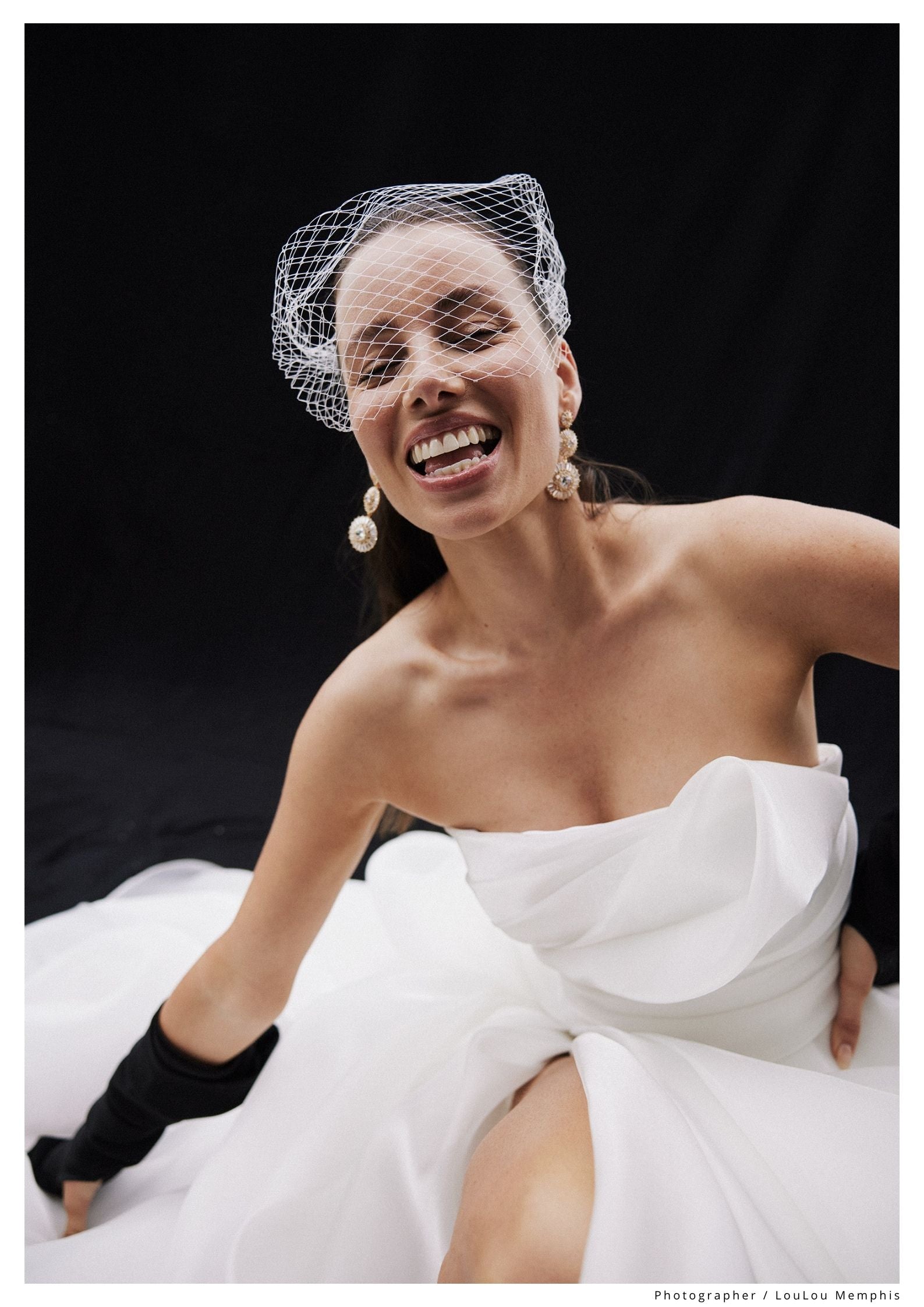 Modern Net Birdcage Wedding Veil