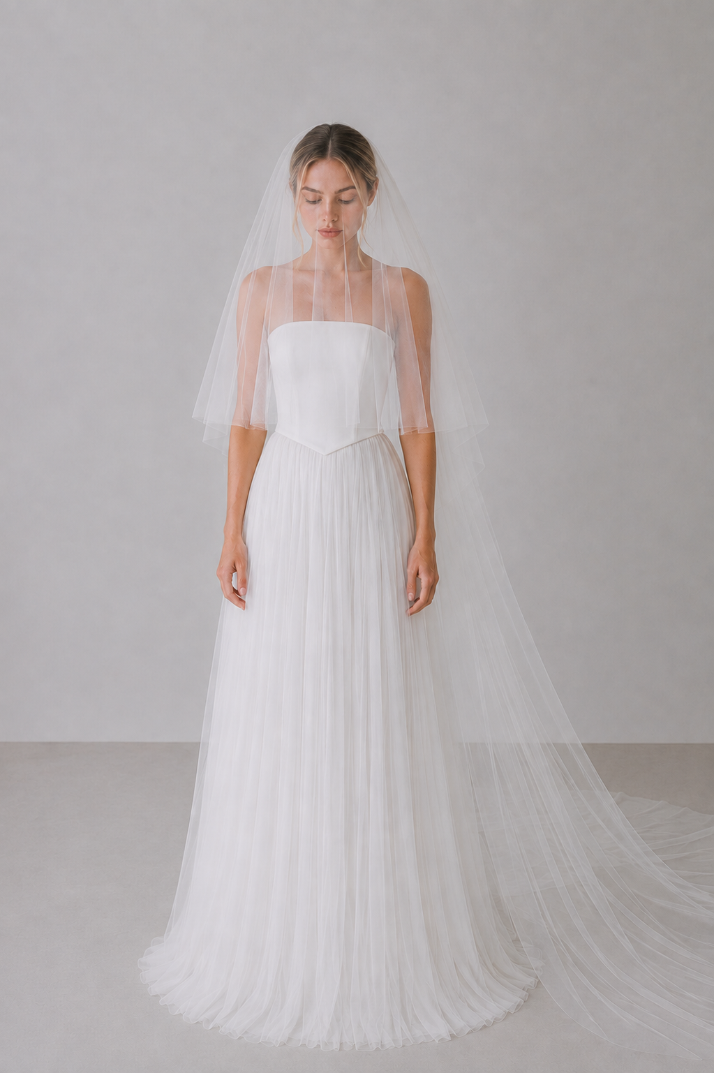 Long Two Tier Wedding veil