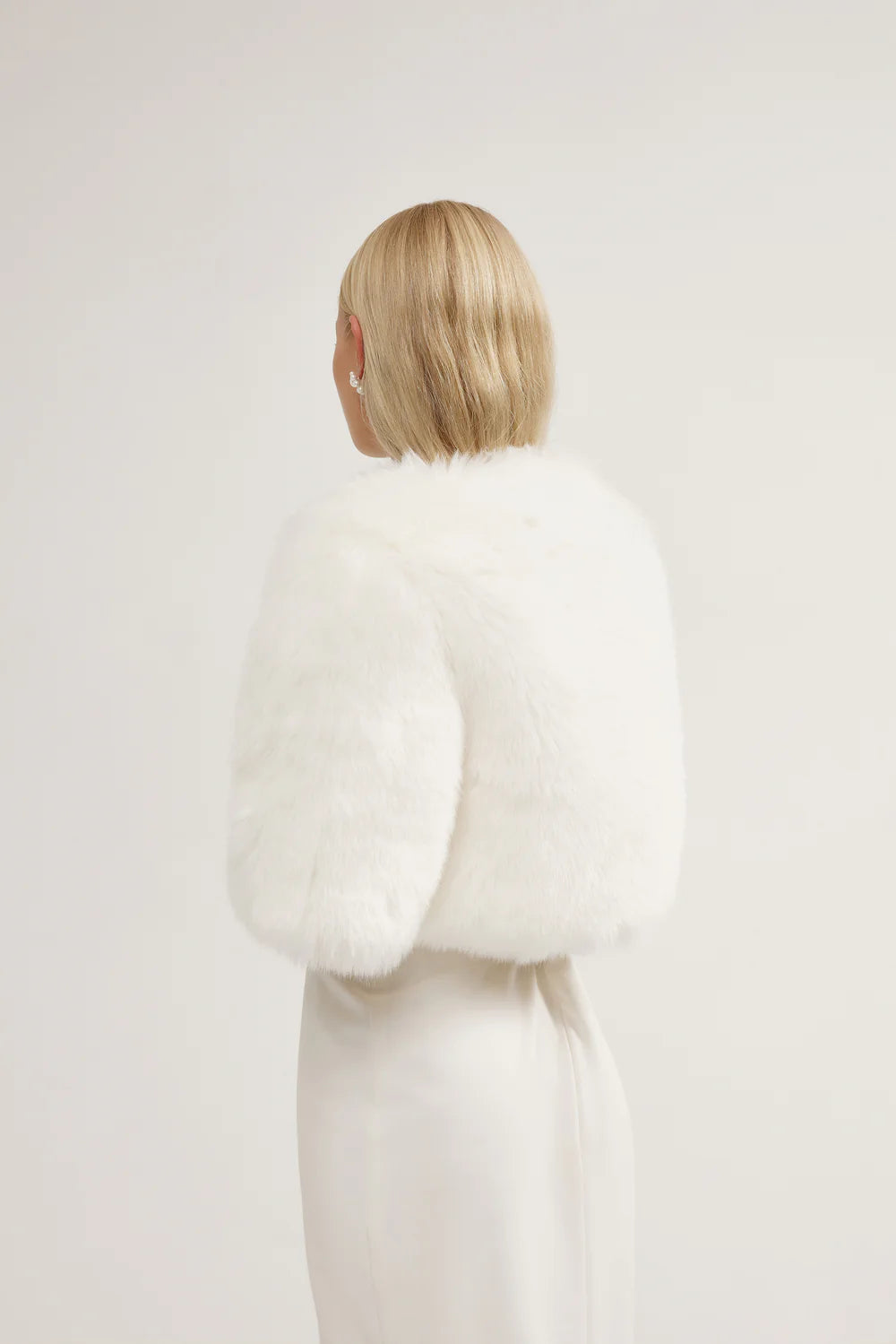 FUR  WEDDING JACKET
