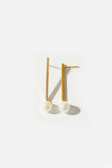 Contemporary Organic Charms - STELLA Freshwater Pearl Earrings
