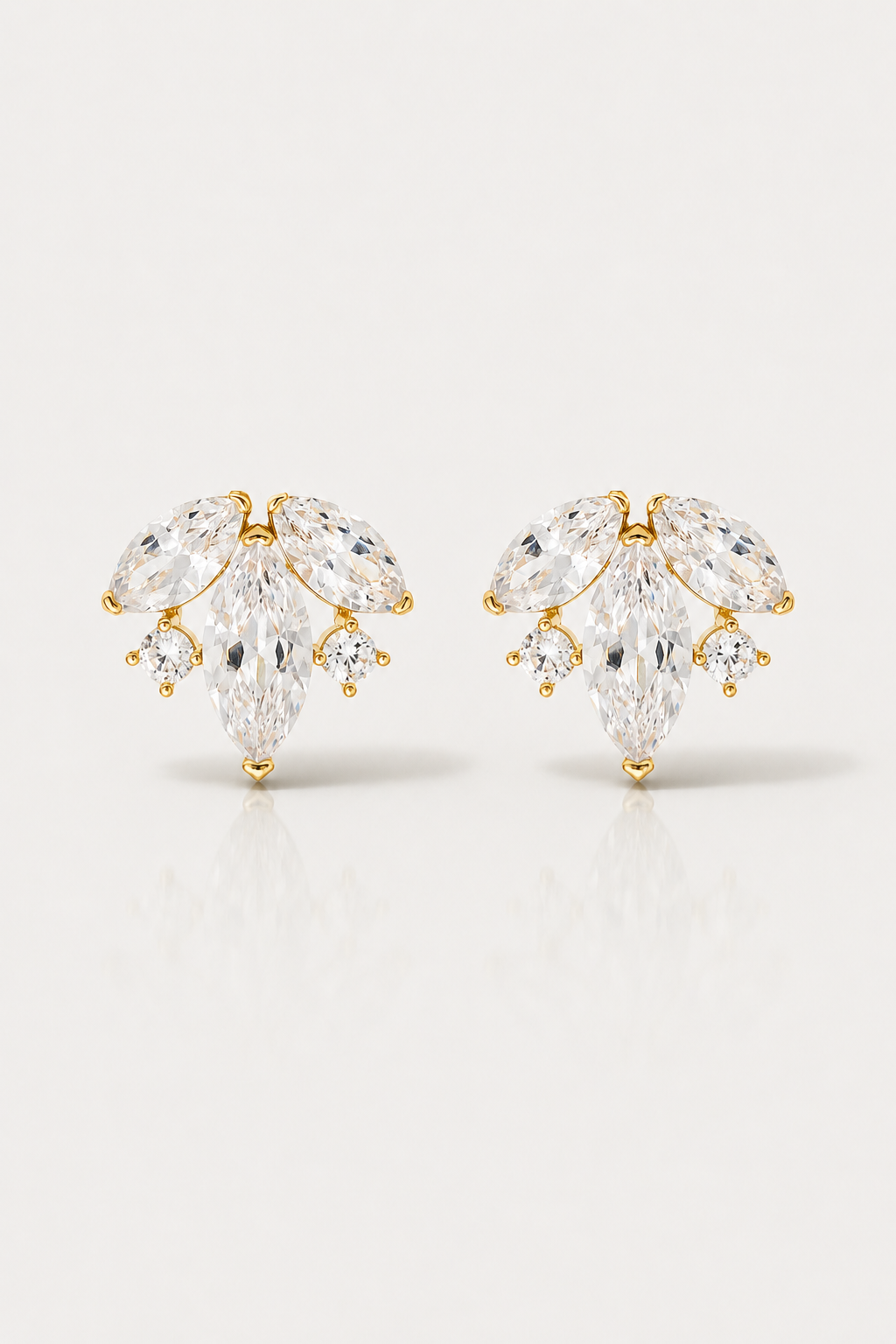 Crystal Wedding Earrings for Brides to Be