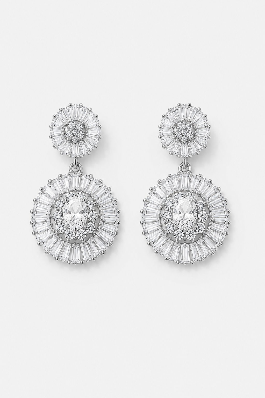 NATALIA - CRYSTAL WEDDING EARRINGS