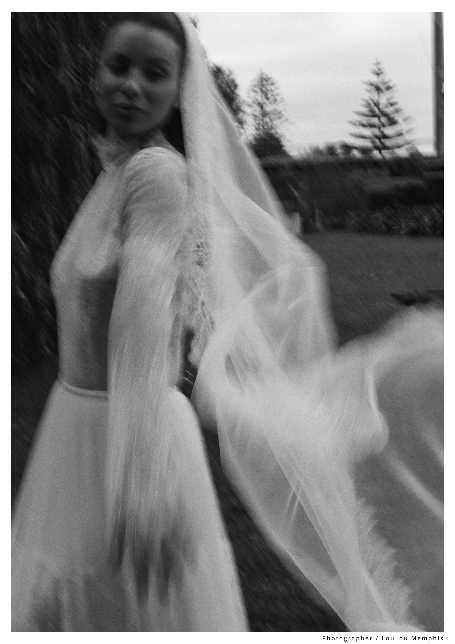 Lace Mantilla Wedding Veil 