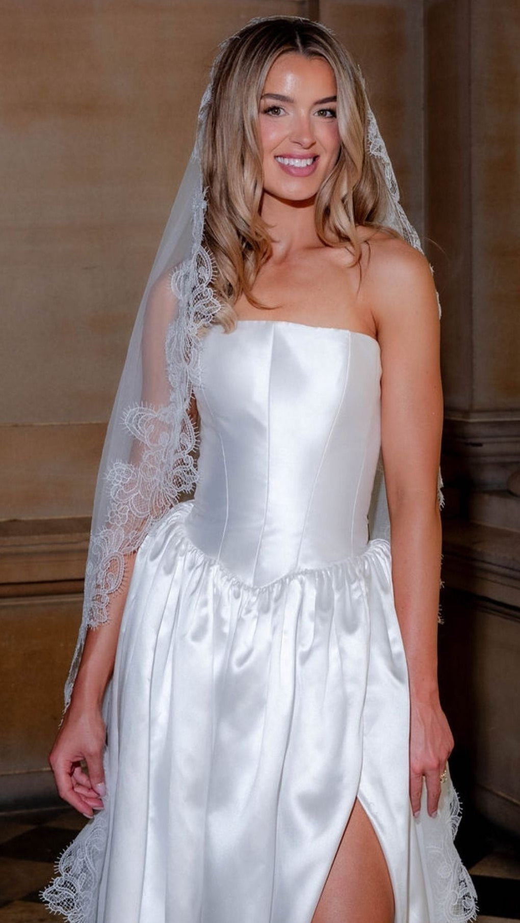 Lace Mantilla Wedding Veil for 2027 wedding 

