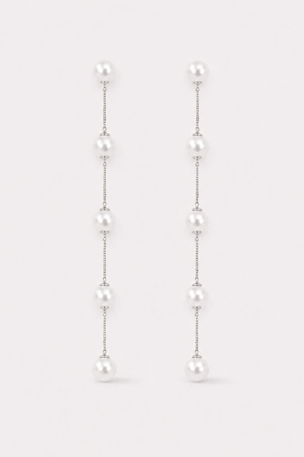 IMOGEN - LONG PEARL WEDDING EARRINGS