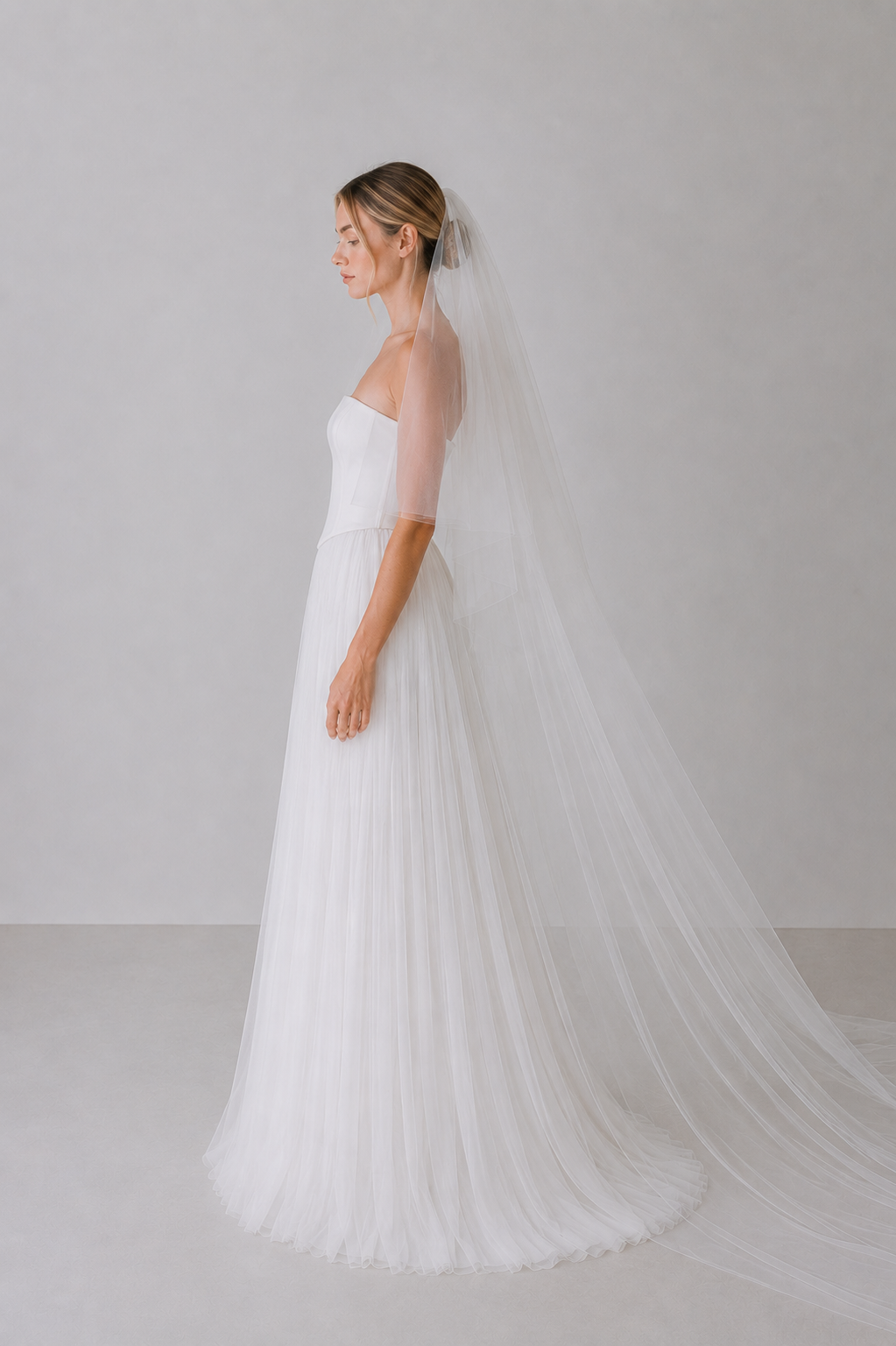 Very Long Two Tier Wedding veil
