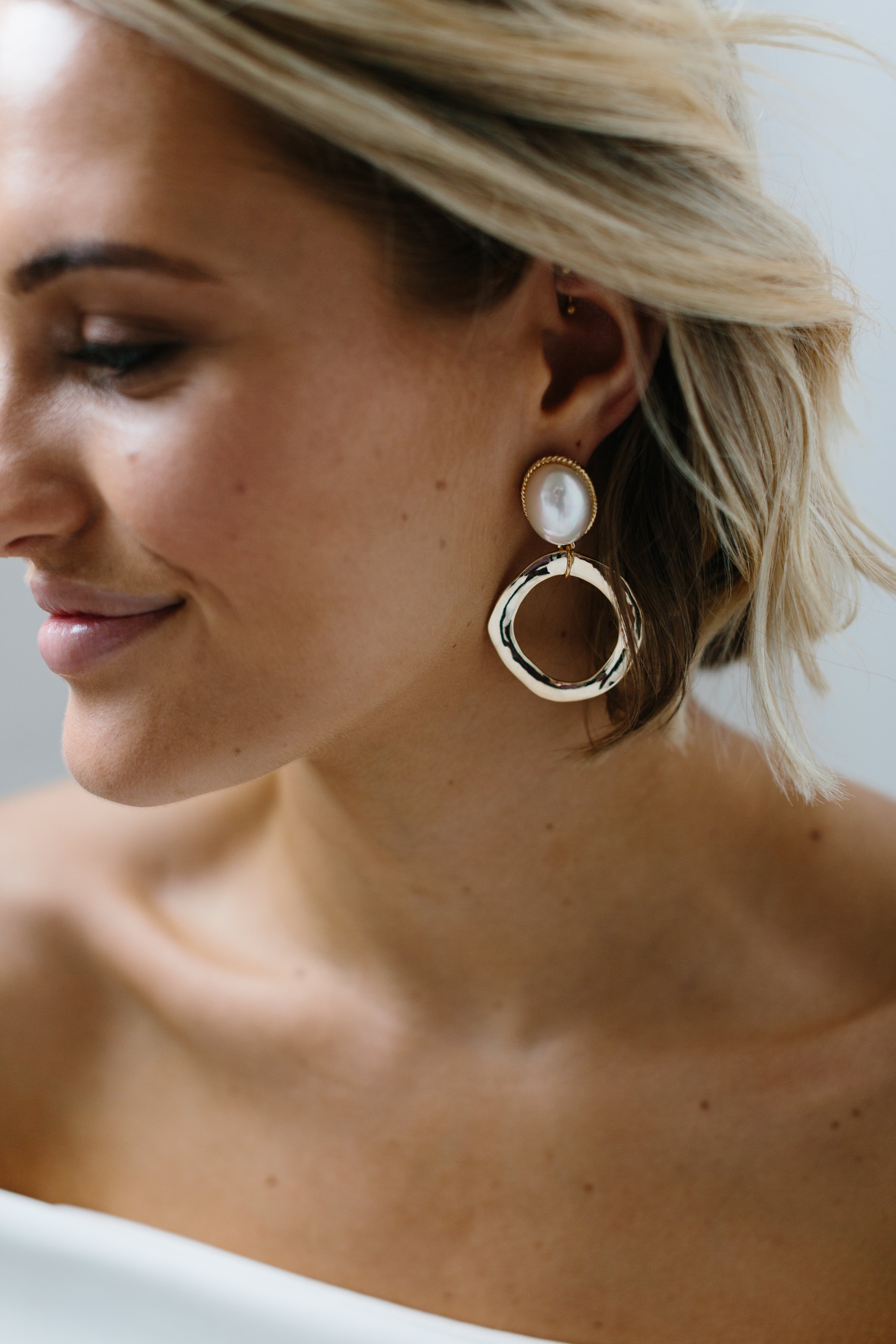 Statement Wedding Earrings for brides on their wedding day