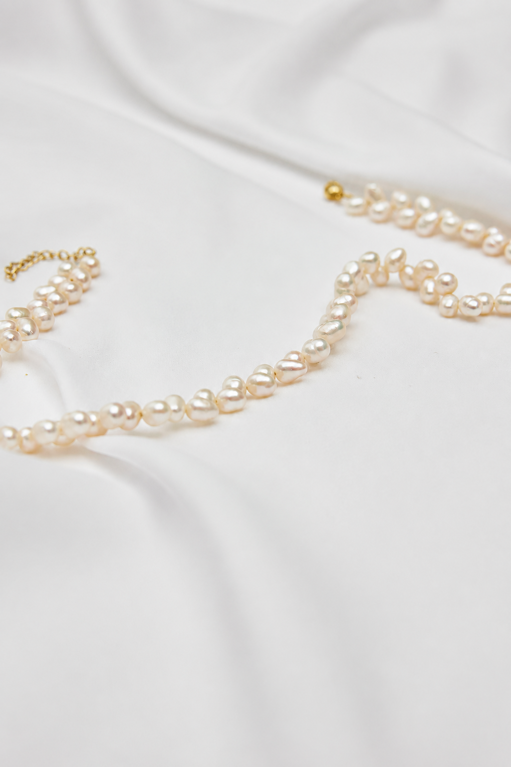 NINA - FRESHWATER DOUBLE PEARL NECKLACE