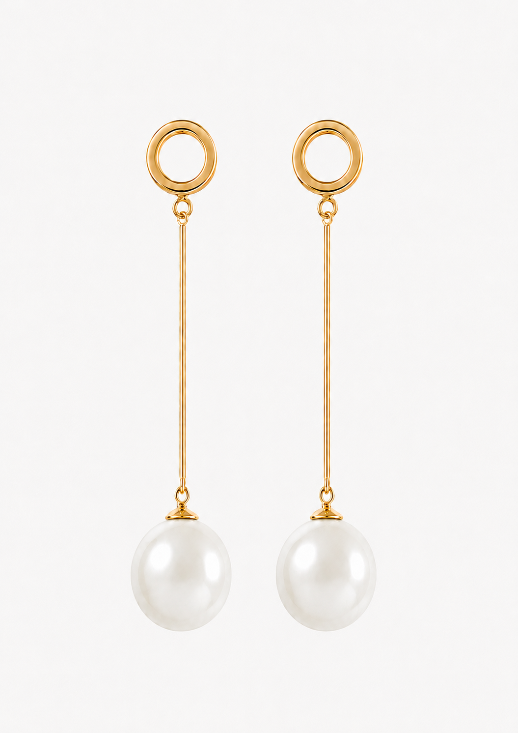 BELLA - PEARL WEDDDING EARRINGS
