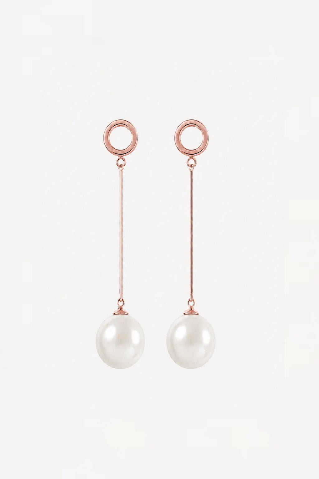BELLA - Long Pearl Drop Earrings