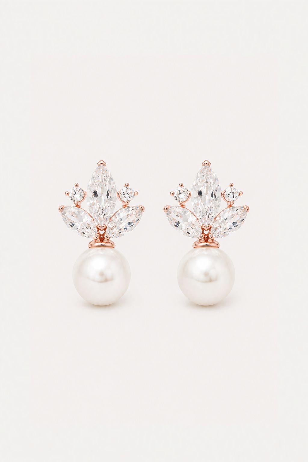 HARPER - Crystal Wedding Earrings