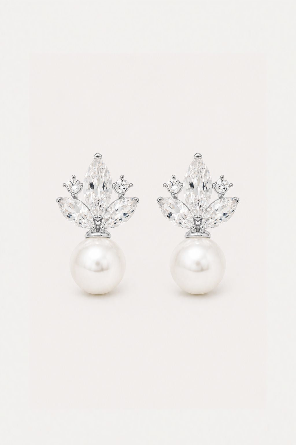 HARPER - Crystal Wedding Earrings