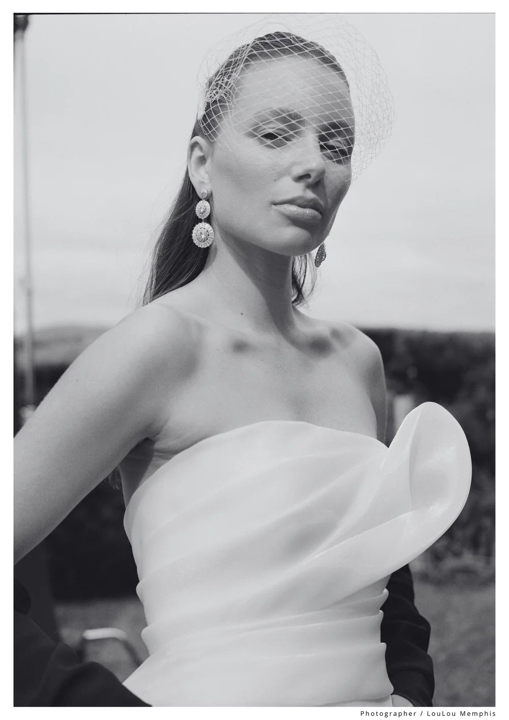 FIONA  - STATEMENT WEDDING EARRINGS