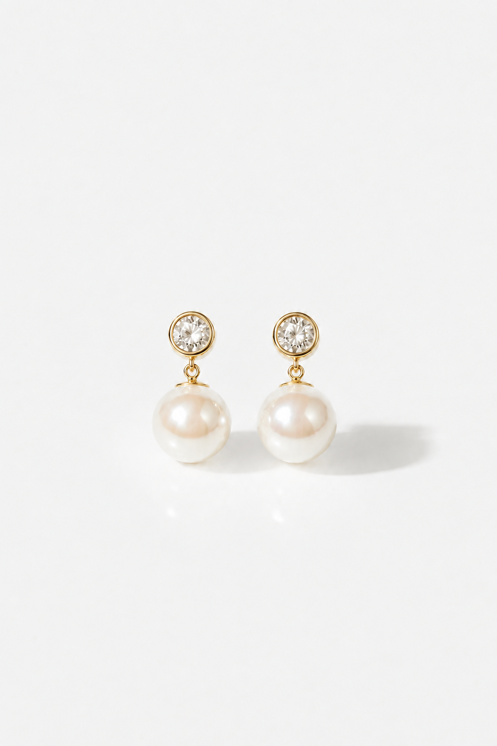 Small Pearl Wedding Earrings