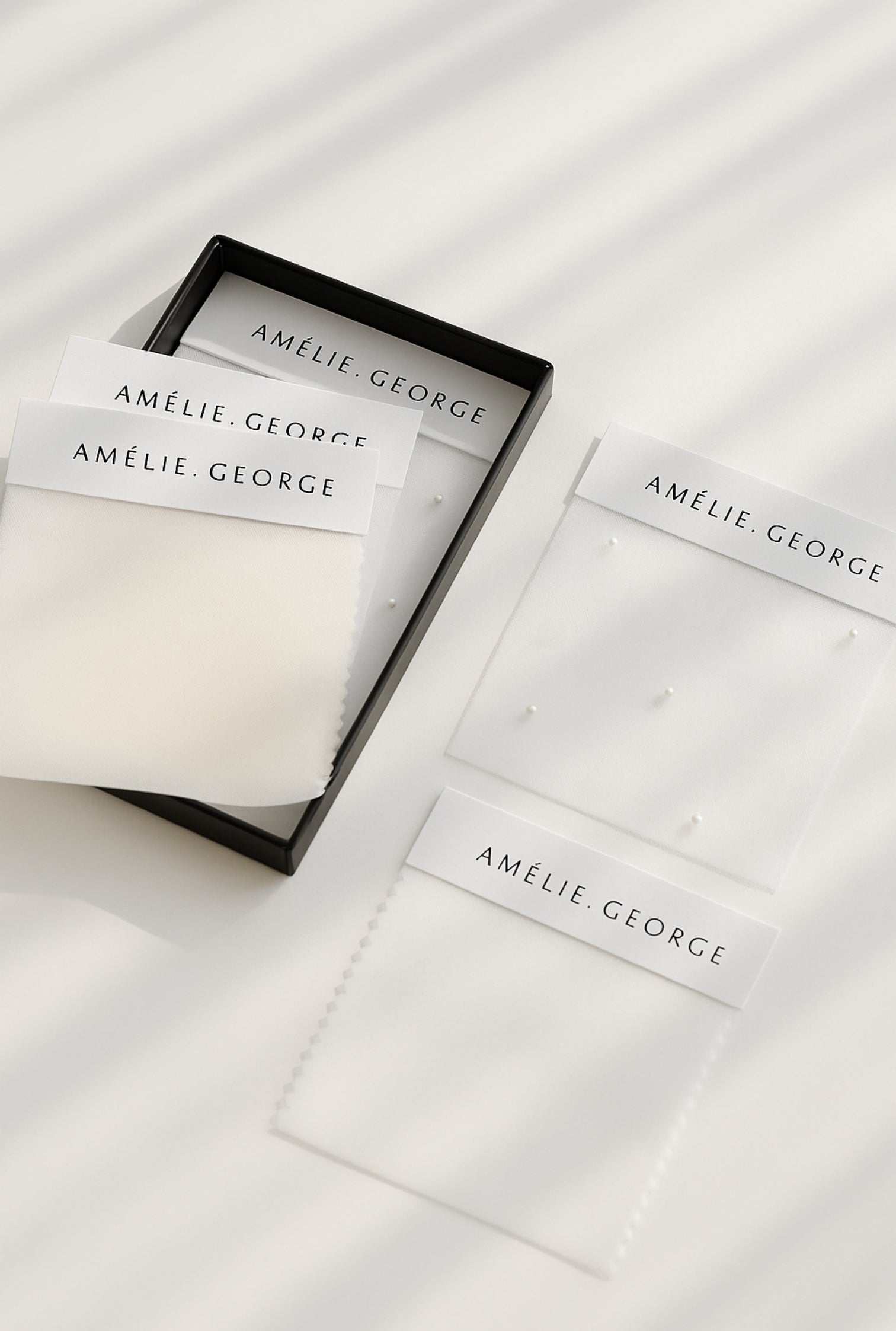 Tulle Fabric Wedding Veil Sample Pack 