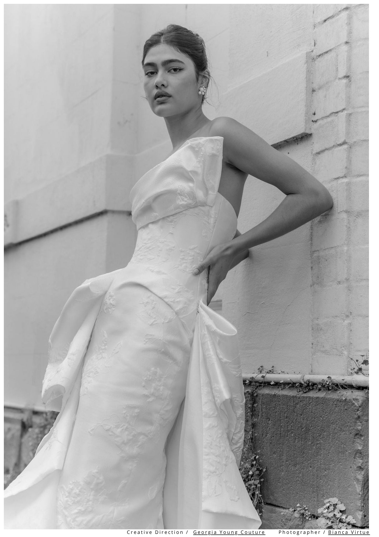 Pearl Wedding Earrings Georgia Young Couture