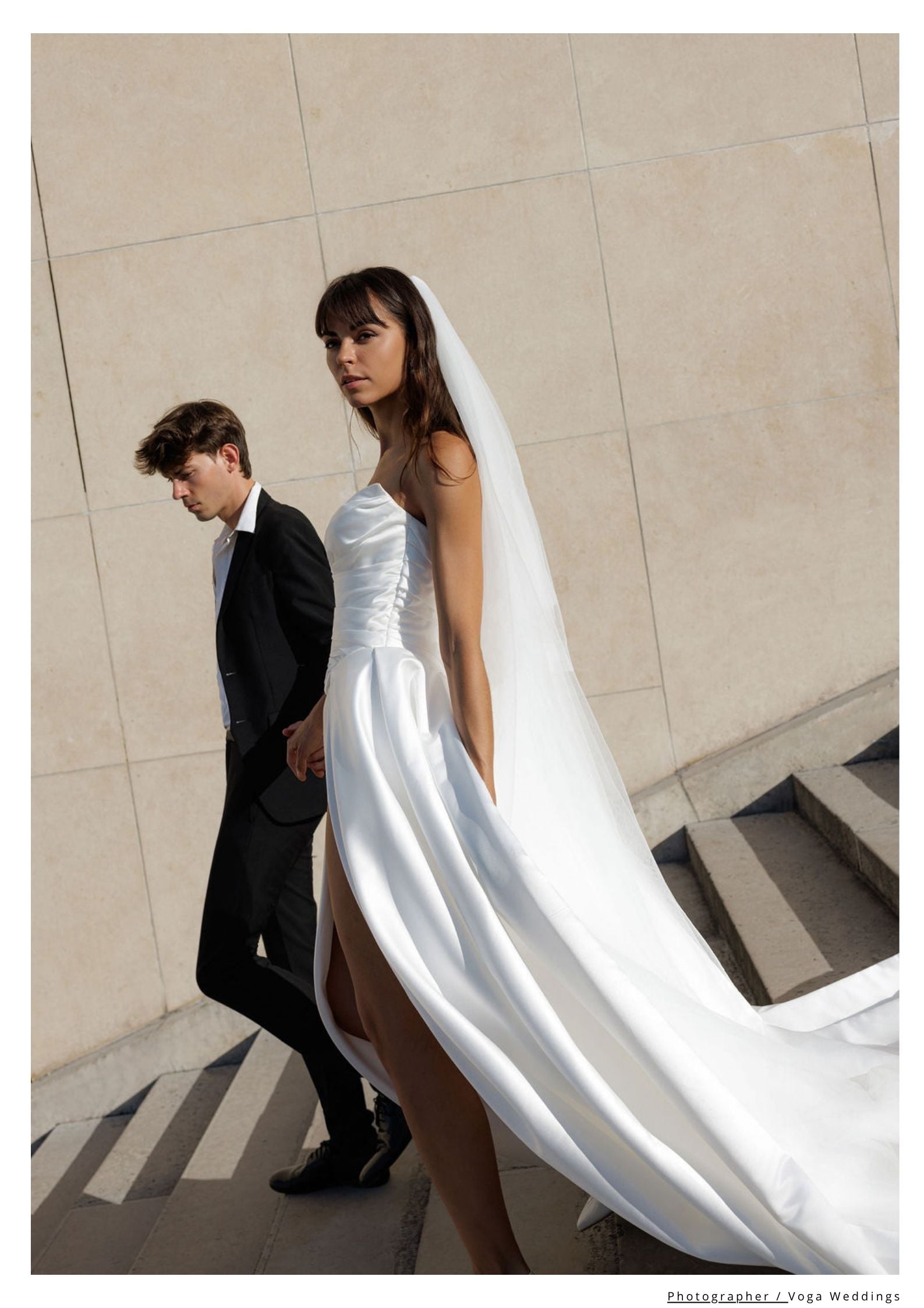 White Tulle Wedding Veil